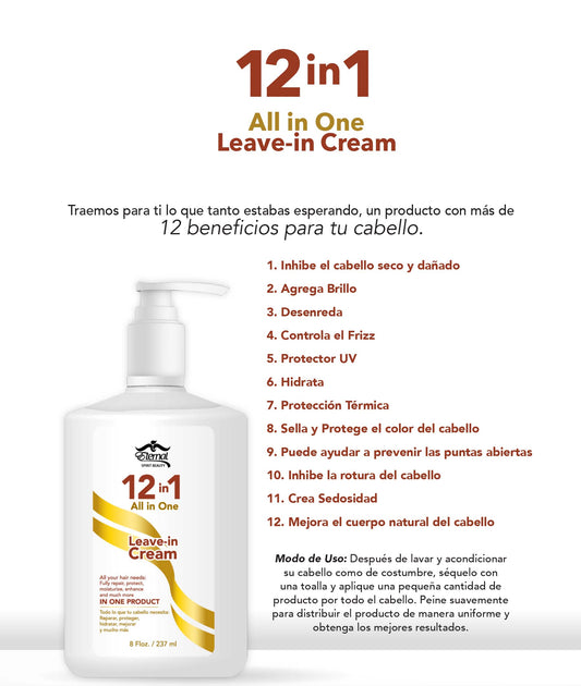 12 in 1 All in one Leave in Cream