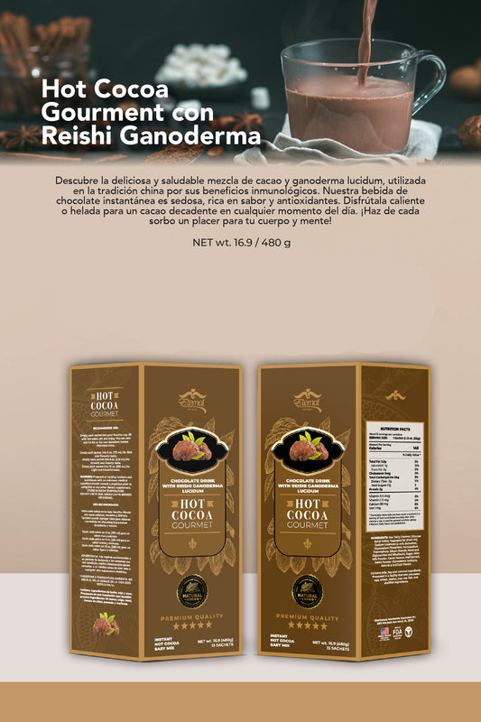 Hot Cocoa con Reishi Ganoderma