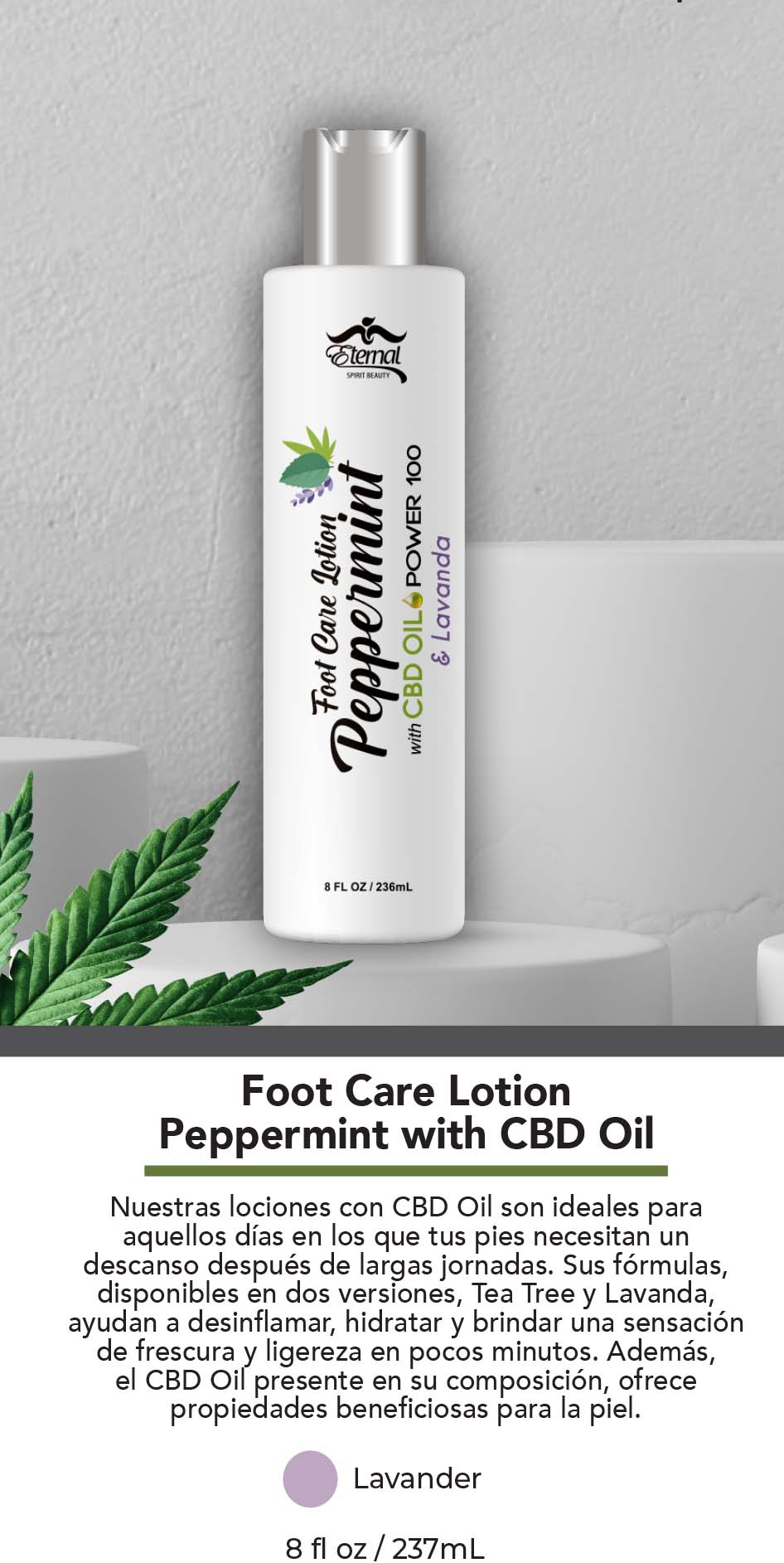 Crema para el Cuidado de tus Pies (Foot Care Lotion)